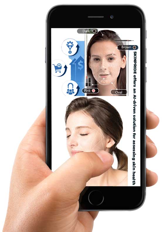 Skinpride app uses Ai in skincare