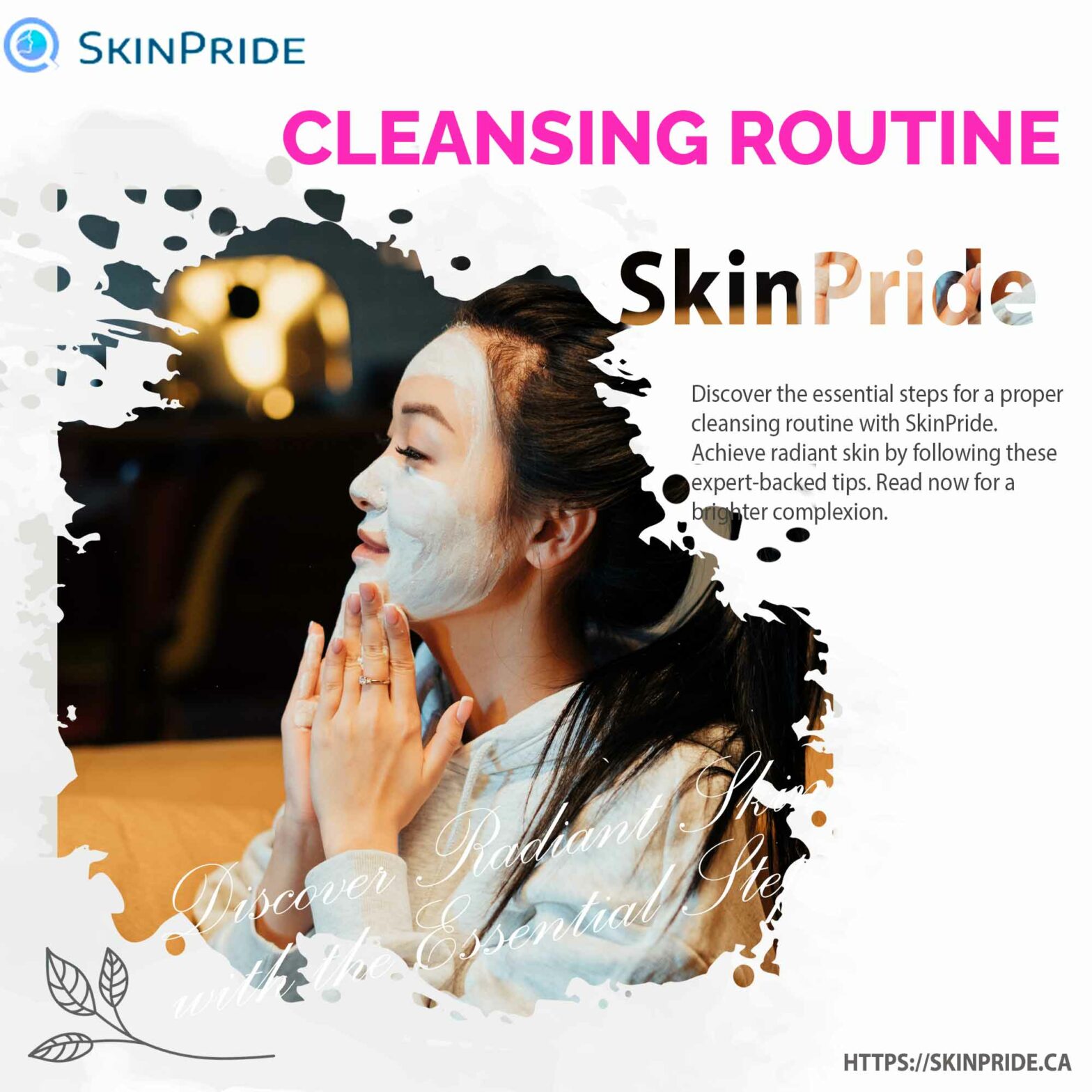 Discover the essential steps for a proper cleansing routine with SkinPride. Achieve radiant skin by following these expert-backed tips. Read now for a brighter complexion.SkinPride