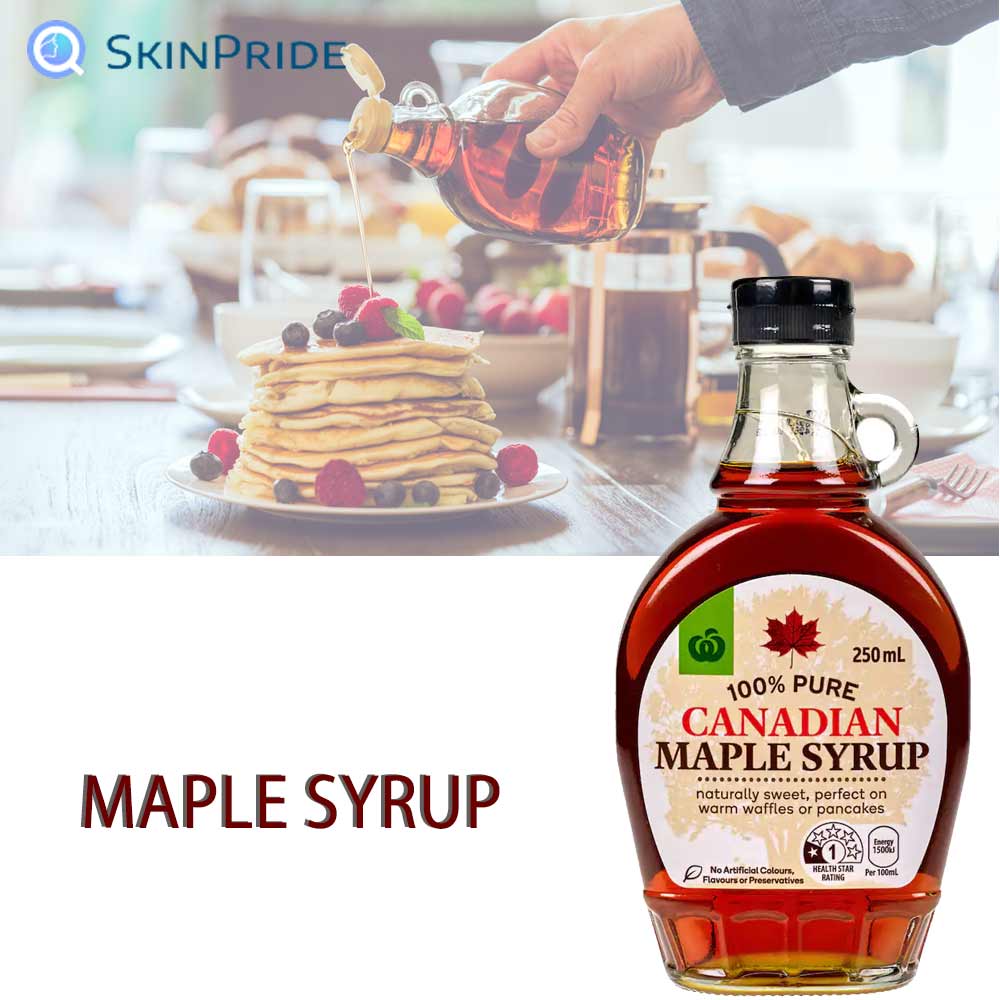 Canadian cosmetic ingredients and SkinPride power for clear, healthy skin-Maple Syrup